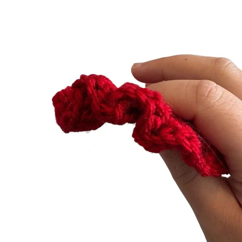 Vibrant Red Hair Scrunchie
